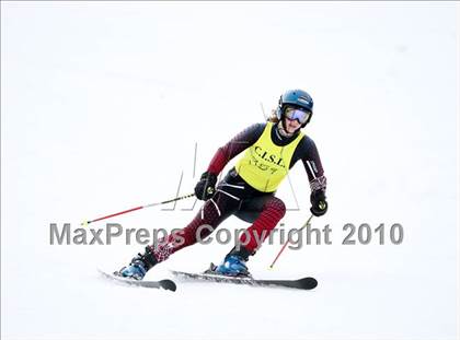Thumbnail 1 in Connecticuit Interscholastic Ski League Finals (Shoot Out - Team Greenwich) photogallery.