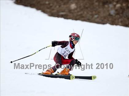 Thumbnail 2 in Connecticuit Interscholastic Ski League Finals (Shoot Out - Team Greenwich) photogallery.