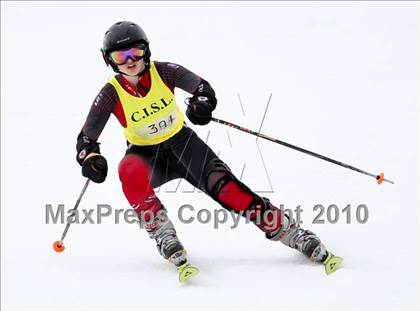Thumbnail 1 in Connecticuit Interscholastic Ski League Finals (Shoot Out - Team Greenwich) photogallery.