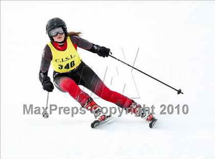 Thumbnail 2 in Connecticuit Interscholastic Ski League Finals (Shoot Out - Team Greenwich) photogallery.