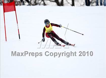 Thumbnail 2 in Connecticuit Interscholastic Ski League Finals (Shoot Out - Team Greenwich) photogallery.