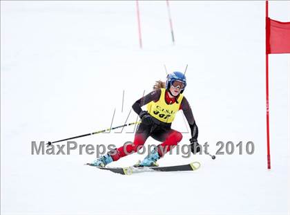 Thumbnail 3 in Connecticuit Interscholastic Ski League Finals (Shoot Out - Team Greenwich) photogallery.