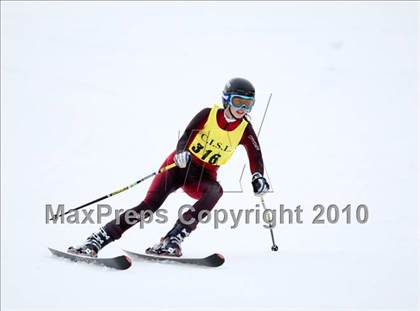 Thumbnail 2 in Connecticuit Interscholastic Ski League Finals (Shoot Out - Team Greenwich) photogallery.