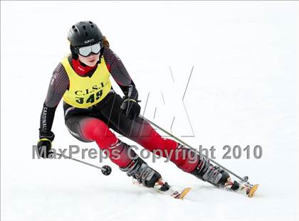 Thumbnail 2 in Connecticuit Interscholastic Ski League Finals (Shoot Out - Team Greenwich) photogallery.