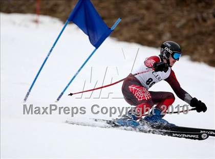 Thumbnail 2 in Connecticuit Interscholastic Ski League Finals (Shoot Out - Team Greenwich) photogallery.