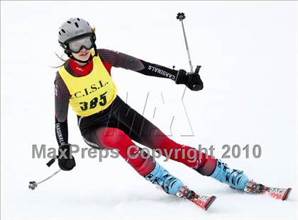 Thumbnail 2 in Connecticuit Interscholastic Ski League Finals (Shoot Out - Team Greenwich) photogallery.