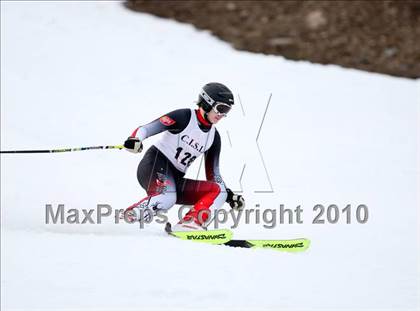 Thumbnail 3 in Connecticuit Interscholastic Ski League Finals (Shoot Out - Team Greenwich) photogallery.