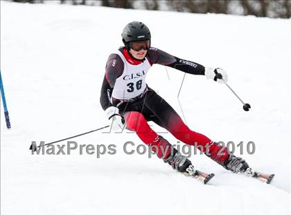 Thumbnail 3 in Connecticuit Interscholastic Ski League Finals (Shoot Out - Team Greenwich) photogallery.