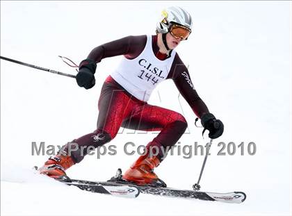 Thumbnail 1 in Connecticuit Interscholastic Ski League Finals (Shoot Out - Team Greenwich) photogallery.
