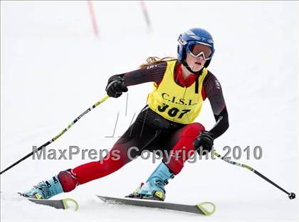 Thumbnail 2 in Connecticuit Interscholastic Ski League Finals (Shoot Out - Team Greenwich) photogallery.