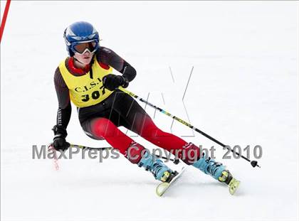 Thumbnail 1 in Connecticuit Interscholastic Ski League Finals (Shoot Out - Team Greenwich) photogallery.
