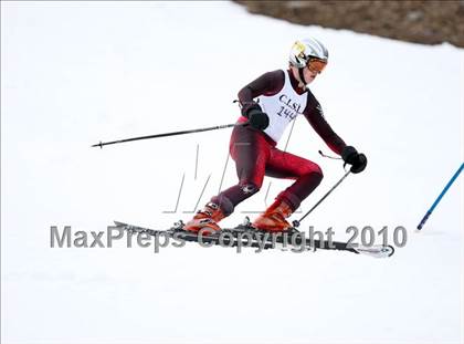 Thumbnail 1 in Connecticuit Interscholastic Ski League Finals (Shoot Out - Team Greenwich) photogallery.