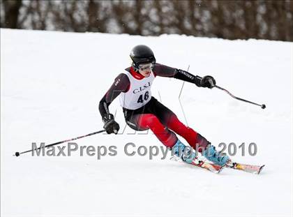 Thumbnail 3 in Connecticuit Interscholastic Ski League Finals (Shoot Out - Team Greenwich) photogallery.