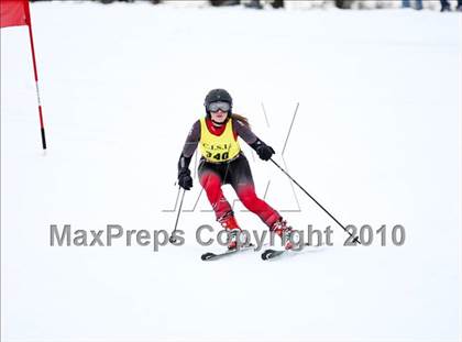 Thumbnail 2 in Connecticuit Interscholastic Ski League Finals (Shoot Out - Team Greenwich) photogallery.