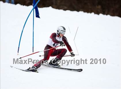 Thumbnail 2 in Connecticuit Interscholastic Ski League Finals (Shoot Out - Team Greenwich) photogallery.