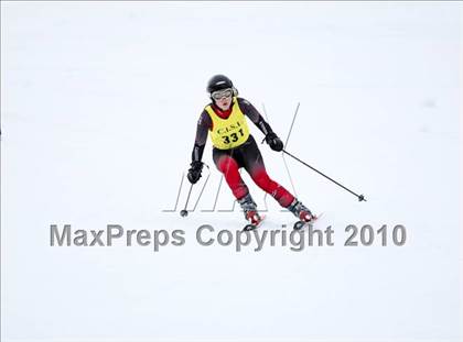 Thumbnail 2 in Connecticuit Interscholastic Ski League Finals (Shoot Out - Team Greenwich) photogallery.