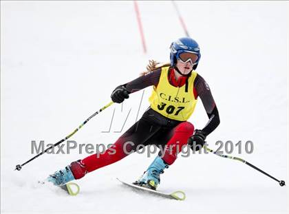 Thumbnail 1 in Connecticuit Interscholastic Ski League Finals (Shoot Out - Team Greenwich) photogallery.