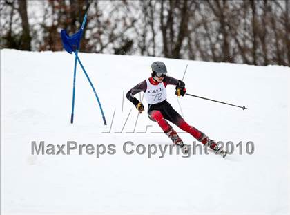 Thumbnail 1 in Connecticuit Interscholastic Ski League Finals (Shoot Out - Team Greenwich) photogallery.