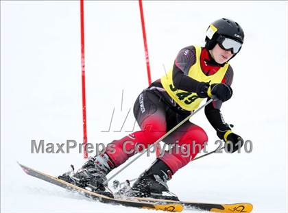 Thumbnail 2 in Connecticuit Interscholastic Ski League Finals (Shoot Out - Team Greenwich) photogallery.