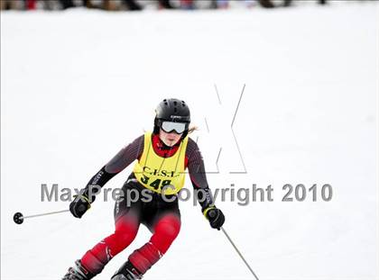 Thumbnail 2 in Connecticuit Interscholastic Ski League Finals (Shoot Out - Team Greenwich) photogallery.