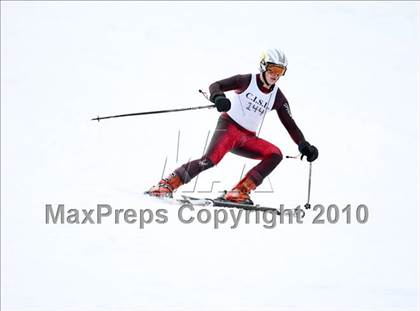 Thumbnail 2 in Connecticuit Interscholastic Ski League Finals (Shoot Out - Team Greenwich) photogallery.