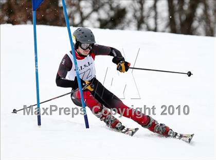 Thumbnail 2 in Connecticuit Interscholastic Ski League Finals (Shoot Out - Team Greenwich) photogallery.