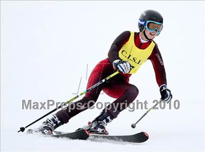 Thumbnail 1 in Connecticuit Interscholastic Ski League Finals (Shoot Out - Team Greenwich) photogallery.