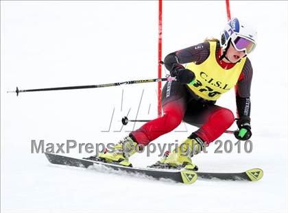 Thumbnail 1 in Connecticuit Interscholastic Ski League Finals (Shoot Out - Team Greenwich) photogallery.