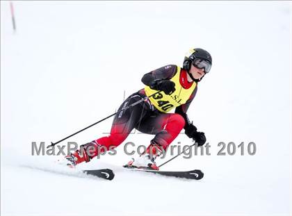 Thumbnail 1 in Connecticuit Interscholastic Ski League Finals (Shoot Out - Team Greenwich) photogallery.