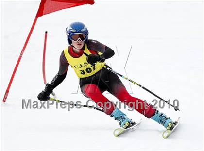 Thumbnail 2 in Connecticuit Interscholastic Ski League Finals (Shoot Out - Team Greenwich) photogallery.