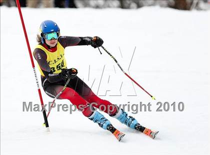 Thumbnail 1 in Connecticuit Interscholastic Ski League Finals (Shoot Out - Team Greenwich) photogallery.