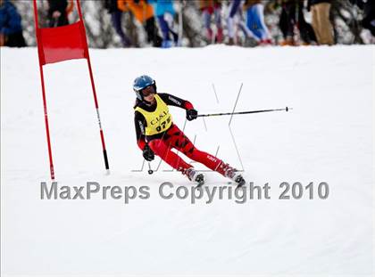 Thumbnail 1 in Connecticuit Interscholastic Ski League Finals (Shoot Out - Team Greenwich) photogallery.