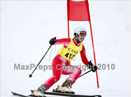 Thumbnail 1 in Connecticuit Interscholastic Ski League Finals (Shoot Out - Team Greenwich) photogallery.