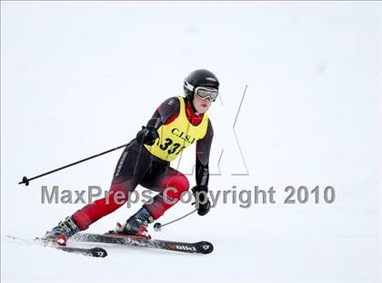 Thumbnail 1 in Connecticuit Interscholastic Ski League Finals (Shoot Out - Team Greenwich) photogallery.
