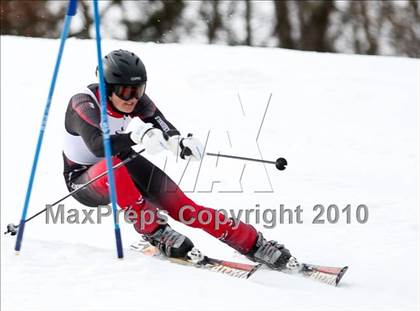 Thumbnail 1 in Connecticuit Interscholastic Ski League Finals (Shoot Out - Team Greenwich) photogallery.