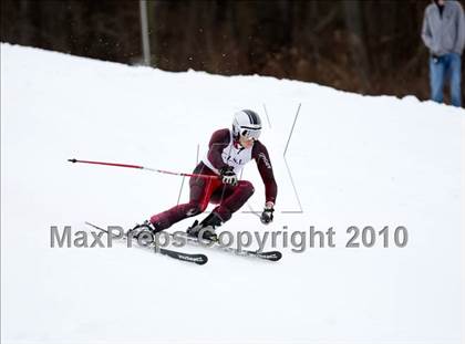 Thumbnail 2 in Connecticuit Interscholastic Ski League Finals (Shoot Out - Team Greenwich) photogallery.