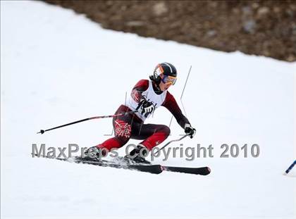 Thumbnail 1 in Connecticuit Interscholastic Ski League Finals (Shoot Out - Team Greenwich) photogallery.