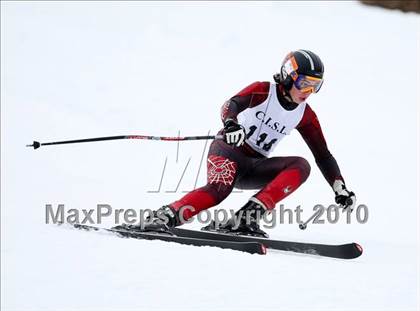 Thumbnail 3 in Connecticuit Interscholastic Ski League Finals (Shoot Out - Team Greenwich) photogallery.