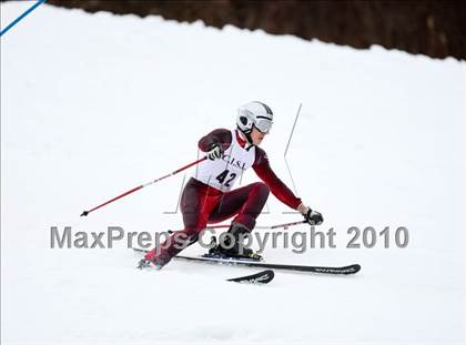 Thumbnail 3 in Connecticuit Interscholastic Ski League Finals (Shoot Out - Team Greenwich) photogallery.
