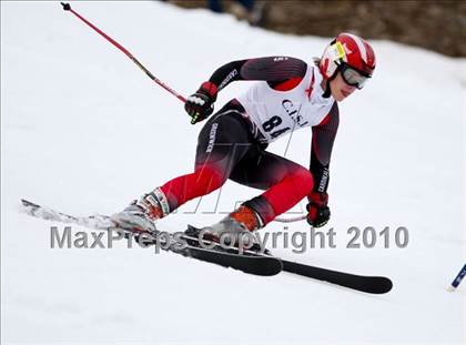 Thumbnail 3 in Connecticuit Interscholastic Ski League Finals (Shoot Out - Team Greenwich) photogallery.