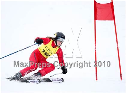 Thumbnail 2 in Connecticuit Interscholastic Ski League Finals (Shoot Out - Team Greenwich) photogallery.