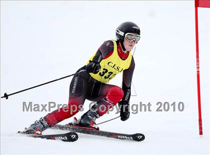 Thumbnail 2 in Connecticuit Interscholastic Ski League Finals (Shoot Out - Team Greenwich) photogallery.