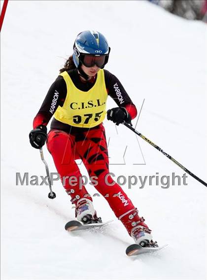 Thumbnail 2 in Connecticuit Interscholastic Ski League Finals (Shoot Out - Team Greenwich) photogallery.