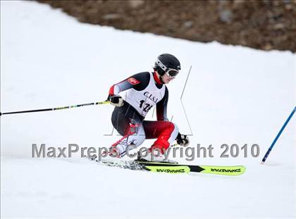 Thumbnail 1 in Connecticuit Interscholastic Ski League Finals (Shoot Out - Team Greenwich) photogallery.