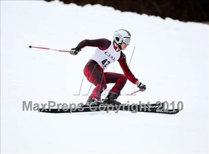 Thumbnail 2 in Connecticuit Interscholastic Ski League Finals (Shoot Out - Team Greenwich) photogallery.