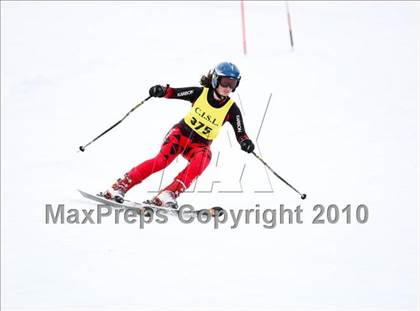 Thumbnail 2 in Connecticuit Interscholastic Ski League Finals (Shoot Out - Team Greenwich) photogallery.