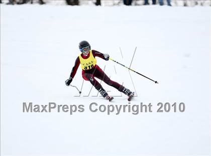Thumbnail 1 in Connecticuit Interscholastic Ski League Finals (Shoot Out - Team Greenwich) photogallery.