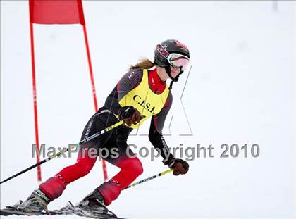 Thumbnail 2 in Connecticuit Interscholastic Ski League Finals (Shoot Out - Team Greenwich) photogallery.