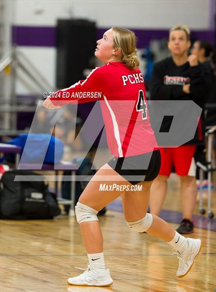 Thumbnail 2 in Pershing County vs. Fernley (Yerington Tournament) photogallery.