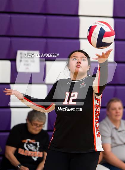 Thumbnail 1 in Pershing County vs. Fernley (Yerington Tournament) photogallery.